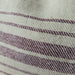 LUMERE Yarn-Dyed Linen Cushion 40x60cm Lumbar - Dusty Plum Striped