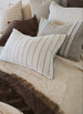 Sahara Linen Cotton Quilted Bed Cover Massive Blanket Coverlet Set 240cm x 260cm +2 Pillowcases - Warm White