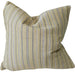 Hazel Cushion 55cm Square - Muted Sage | Khaki Stripes