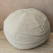 Zoe Linen Blend Texture Round 30cm Diameter | Oatmeal