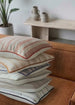 Mingarri Stripe Cushion 40x60cm Lumbar - Indigo Blue | Natural
