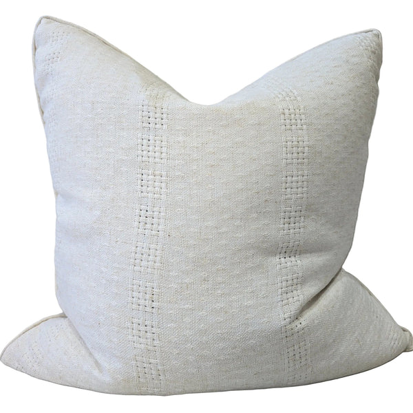 Libbie Linen Blend Cushion 55cm Square - White