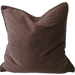 The Boulevard Luxe Velvet 55cm Square - Dark Chocolate
