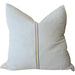 PREORDER SEPTEMBER DROP- Millie Embroidery Linen Cotton Cushion 55cm Square - White | Blue | Mellow Yellow