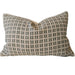 Summer Solace Cushion 40x60cm Lumbar - Sage Green Dash | Natural