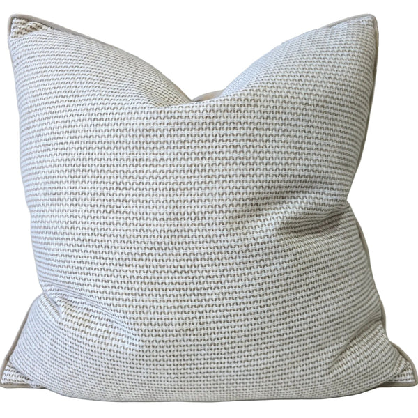 Cleo Cushion 55cm Square - Woven White