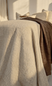 Libbie Linen Blend Massive & Grand Size Bedcover - Natural
