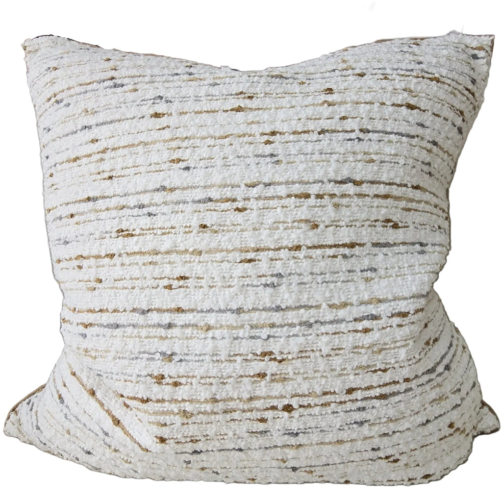 The Terra Weave Cushion 55cm Square - Oatmeal Cream
