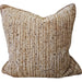 Dulce Cushion 55cm Square - Ochre Beige | Dark Brown
