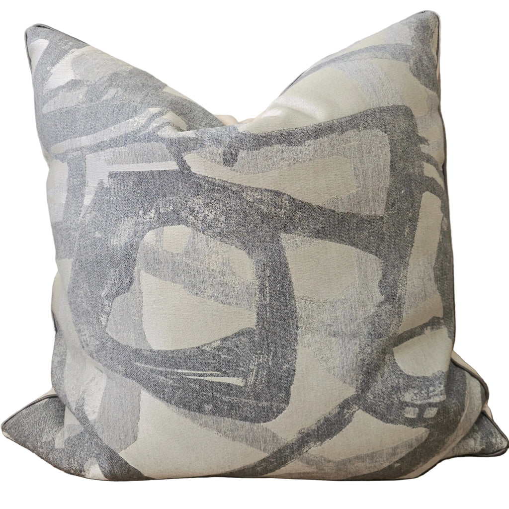 Flora Cushion 55cm Square - Beige | Light Grey | Charcoal