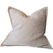 Palmer Velvet Cushion 55cm Square - Faint Coral Pink