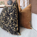 Nell Cushion 55cm Square - Velvet Black | Golden