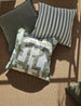 Rowyn Cushion 55cm Square - Green | Off White