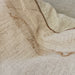 Isla Linen Cotton Cushion 55cm Square - Knotted Stripe | Natural Oatmeal