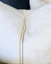 PREORDER SEPTEMBER DROP- Millie Embroidery Linen Cotton Cushion 55cm Square - White | Blue | Mellow Yellow