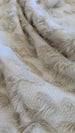 The Dune Tufted Faux Fur Throw 150x230cm - Light Sage Green