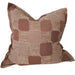 Mabel Cushion 55cm Square- Terracotta | Natural