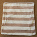 COVER ONLY - Daleyza Cushion 55cm Square - Striped | Persimmon