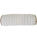 Arden Linen Cushion Bolster 60cm Length - Khaki Wide Stripe