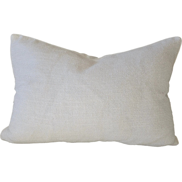 Pippa Texture Cushion 40x60cm Lumbar - Off White