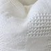 Piper Waffle 100% Cotton Cushion 55cm Square - White