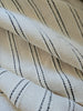 Atlas Massive Throw Bedcover 150cm x 230cm - Beige | Black Stripe