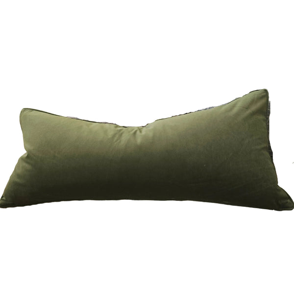 The Boulevard Luxe Velvet Long Lumbar 40x90cm - Forest Green