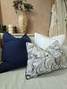 Starry Night Cushion 40x60cm Lumbar - Blue Navy | Olive Green