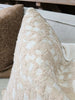 Stella Cushion 55cm Square - Light Tan and Cream