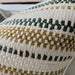 Akira Textured Cushion 55cm Square - Dark Green | Toffee