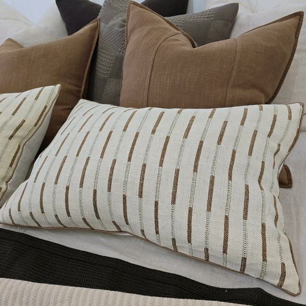 Aurora Cushion 40x60cm Lumbar - Brown