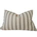 Ava Cushion 40x60cm Lumbar - Dark Brown | Off White