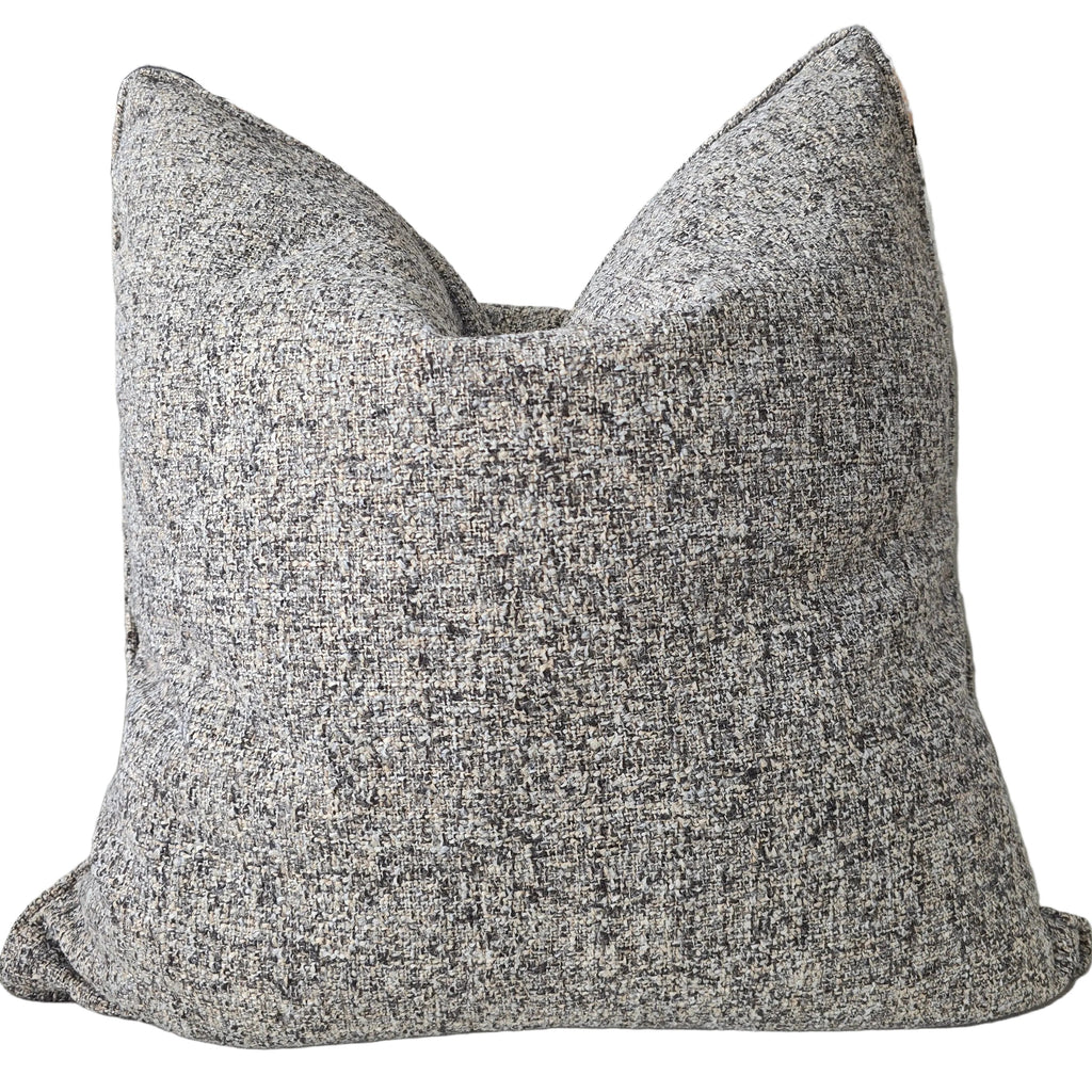 Harper Cushion 55cm Square - Salt & Pepper Grey