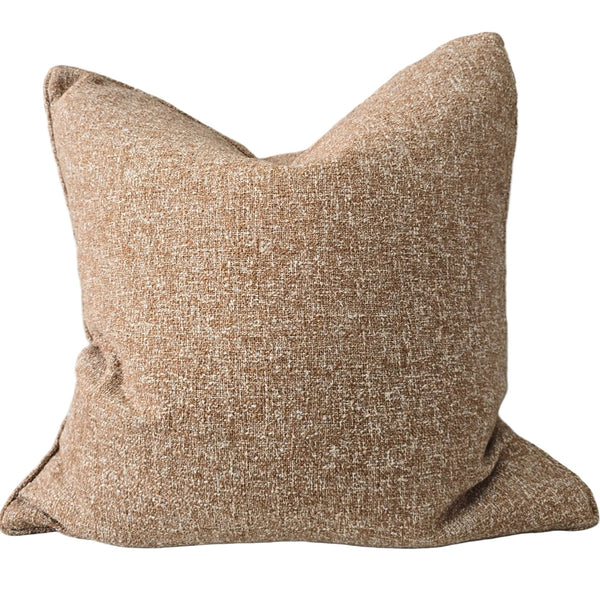 Harper Cushion 55cm Square - Caramel