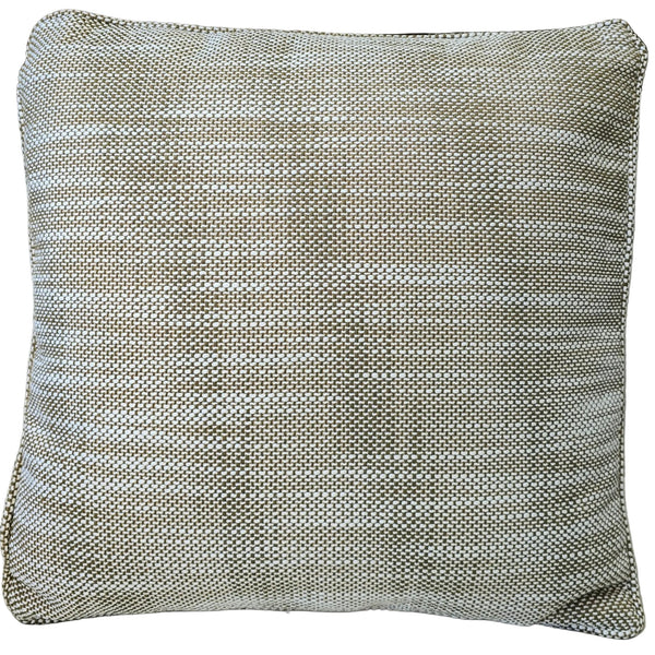Monet Solution Dyed Eco-Friendly Outdoor Cushion 55cm Square Polyester Filled - Olive Green / Sage