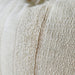 Isolde Linen Cotton Cushion 55cm Square - Stripe Natural