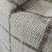 Maeve Cushion 55cm Square - Chocolate Brown | Soft Mauve Lavender Grid