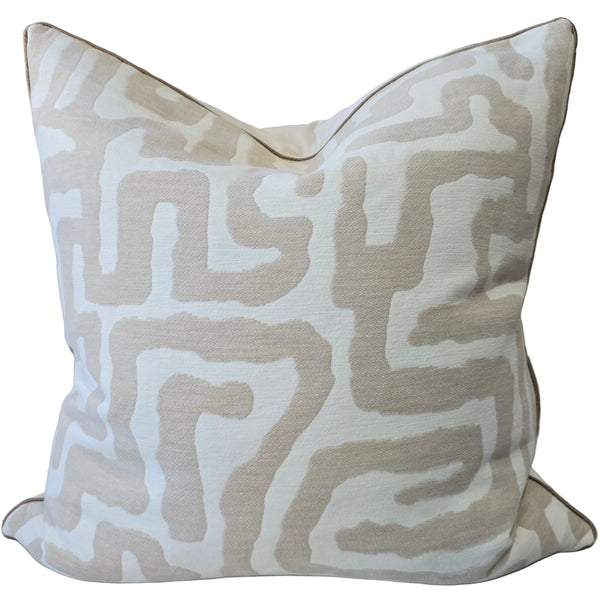 Cecilia Cushion 55cm Square | Natural