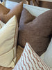 Riley Cushion 55cm Square - Muse Chocolate