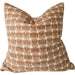 Daleyza Cushion 55cm Square - Warm Caramel | Off White Revisable