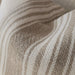 The Anchor Heavyweight Linen Cushion 40x60cm Lumbar - Cream White | Natural Beige Stripe