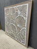 H062 Oak Framed Full Hand Painted Artwork 100 cm x 100 cm