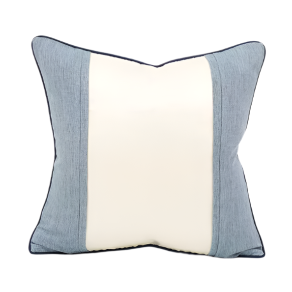Alboran Sea Cushion 50cm Square - Blue | White