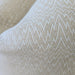 The Ripple Jacquard Linen Cotton Cushion 55cm Square - Off White | Natural