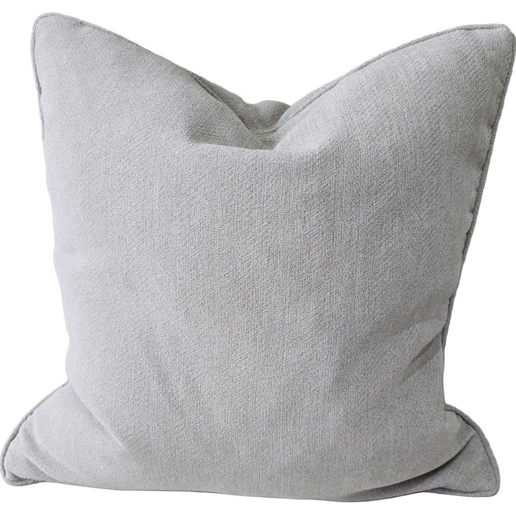 Hailey Linen Chenille Cushion 55cm Square - Natural