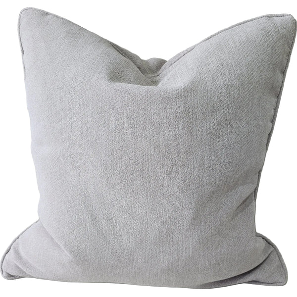Hailey Linen Chenille Cushion 55cm Square - Natural
