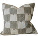 Palma Arch Cushion 55cm Square - Muted Olive Green | Natural