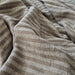 Clara Linen Blend Cushion 55cm Square - Light Cream | Latte