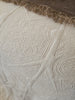 Sahara Linen Cotton Quilted Bed Cover Massive Blanket Coverlet Set 240cm x 260cm +2 Pillowcases - Warm White