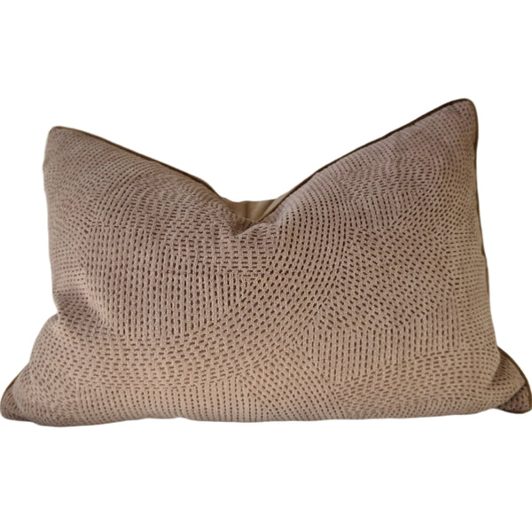 Ada Cushion 40x60cm Lumbar - Dotted Brown